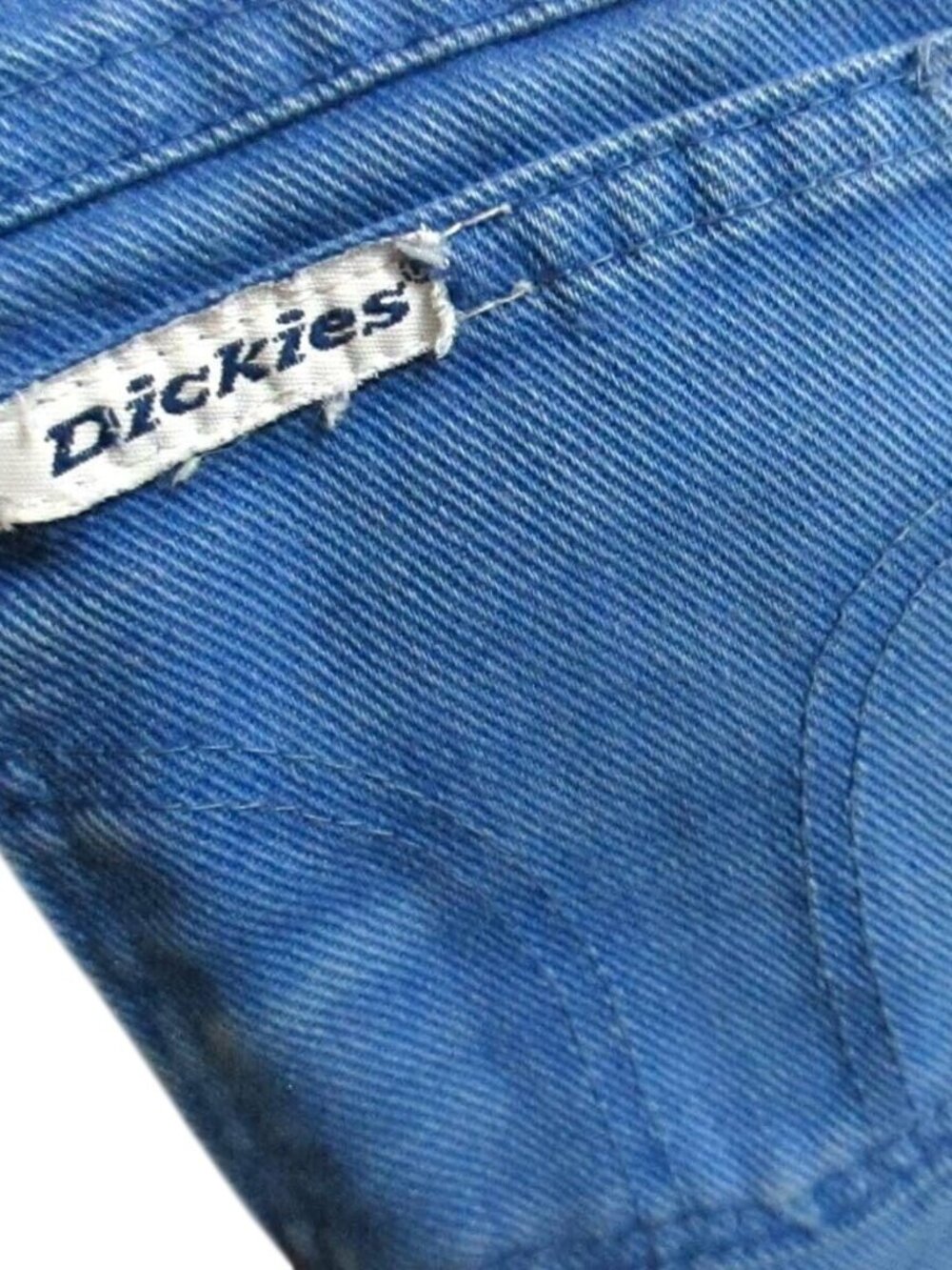 Vintage 1970's BOYS Jeans 8 23x21 DICKIES RELIC FADE DENIM HIPPIE DISCO BOOTCUT
